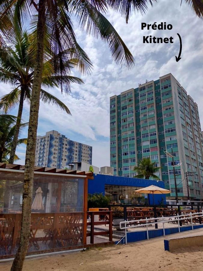 Kitnet Pe Na Areia- Guilhermina Praia Grande  Buitenkant foto